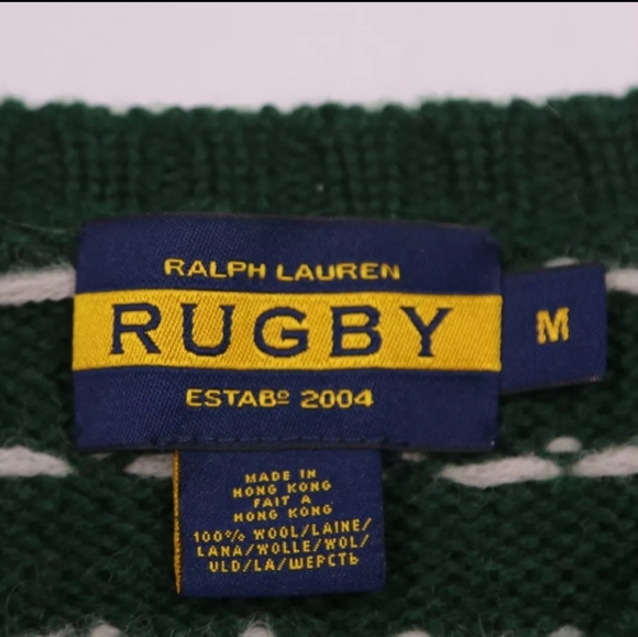 🔥Vtg Rugby Ralph Lauren Rugby sweater. - Picture 4 of 4